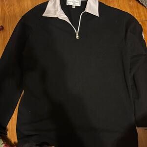 St. John’s sport black pullover size small